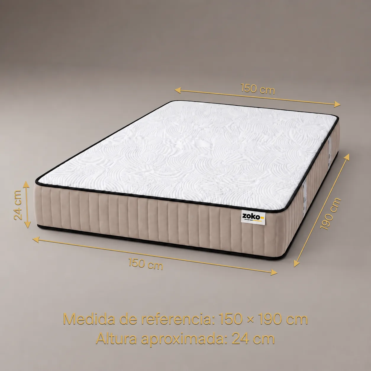 Colchón Zoko Luna Memory 24cm