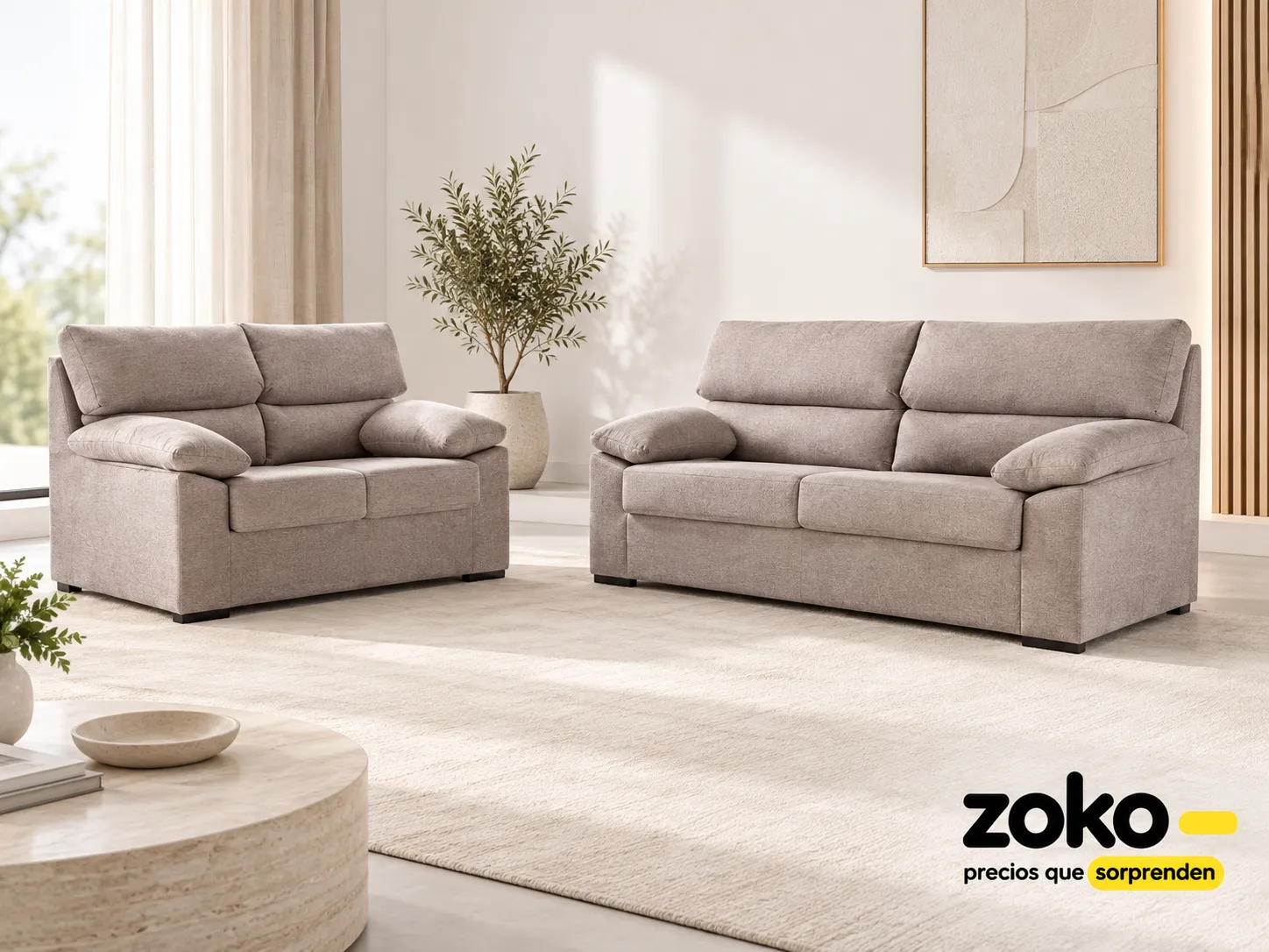 Sofá 3+2 easy